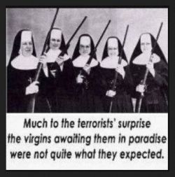 Hasil gambar untuk nuns with guns